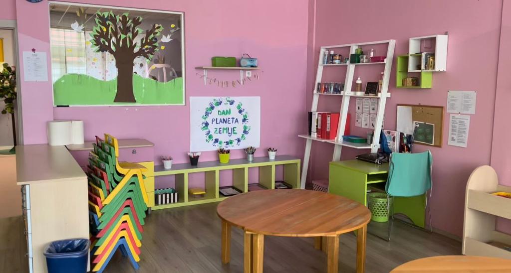 Plesna aktivnost djece u vrtiću Panda